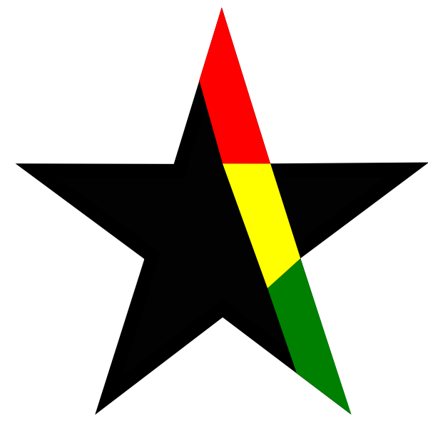 SVG Black star Ghana