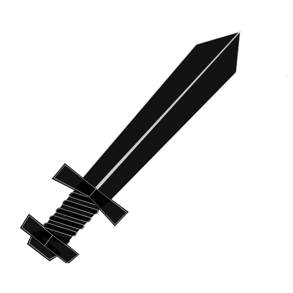 SVG Black sword