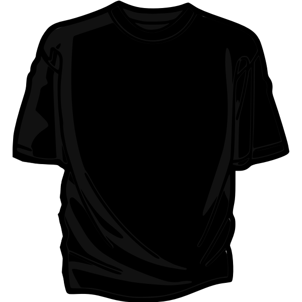SVG Black T-shirt image
