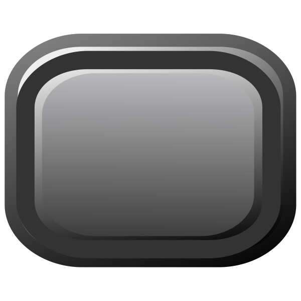 SVG Black vector clip art of PC button