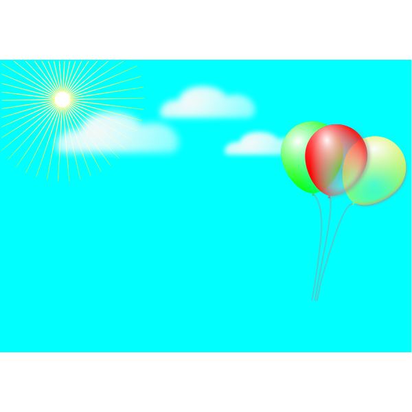 SVG blank birthday card