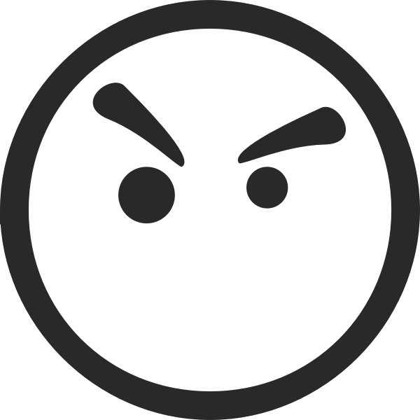 SVG Blank circular face symbol