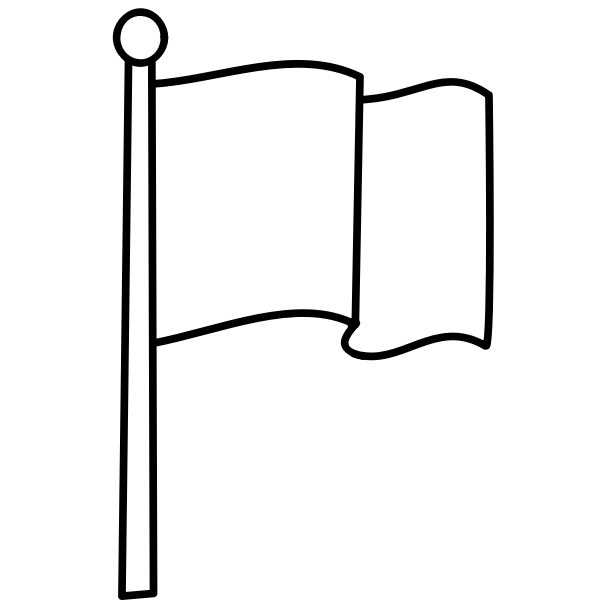 SVG Blank flag vector image