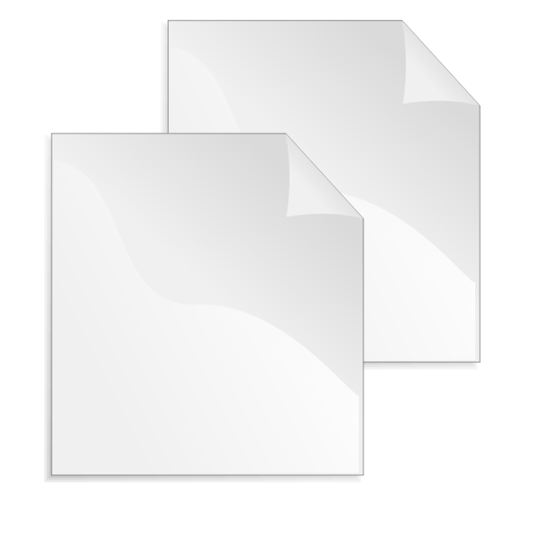 SVG Blank sheets of paper icon vector image