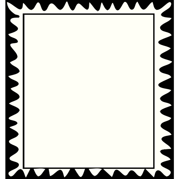 SVG Blank stamp symbol vector illustration