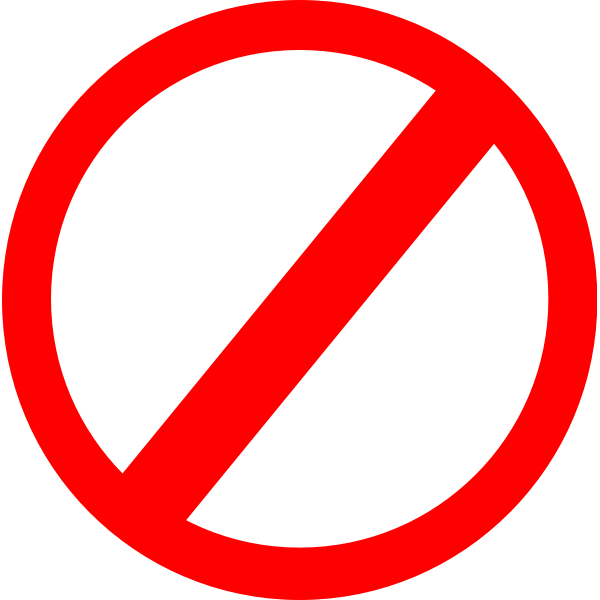 SVG Blank warning sign