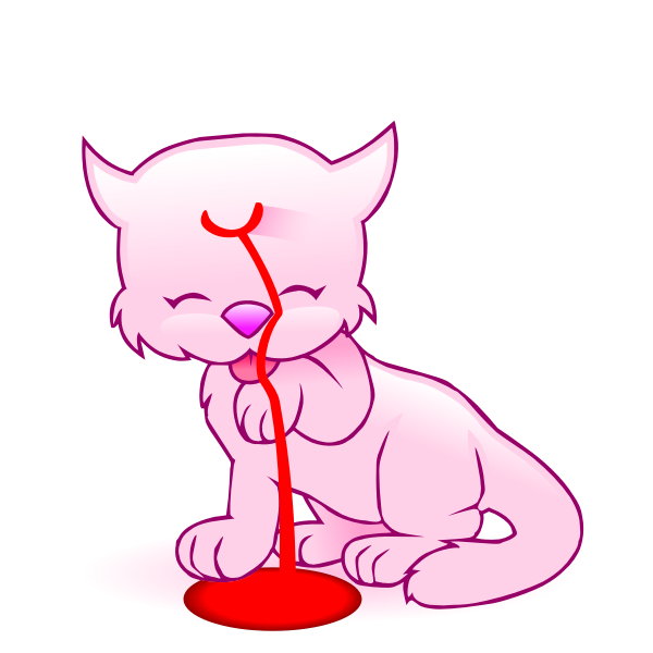 SVG Bleeding cat