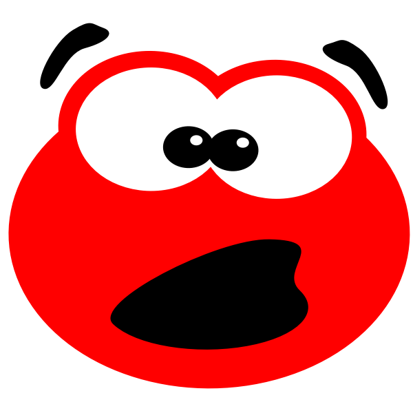 SVG Blob surprised