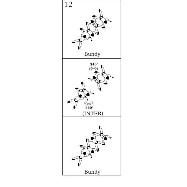 SVG Bloc 12 - Vol relatif  4 Block 12 - Formation Skydiving 4-Way