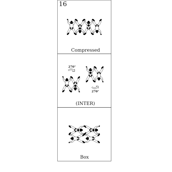 SVG Bloc 16 - Vol relatif  4 Block 16 - Formation Skydiving 4-Way