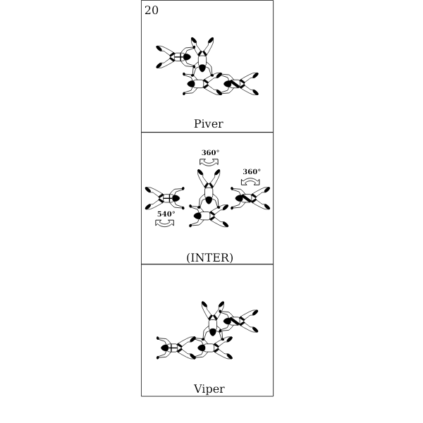SVG Bloc 20- Vol relatif  4 Block 20 - Formation Skydiving 4-Way