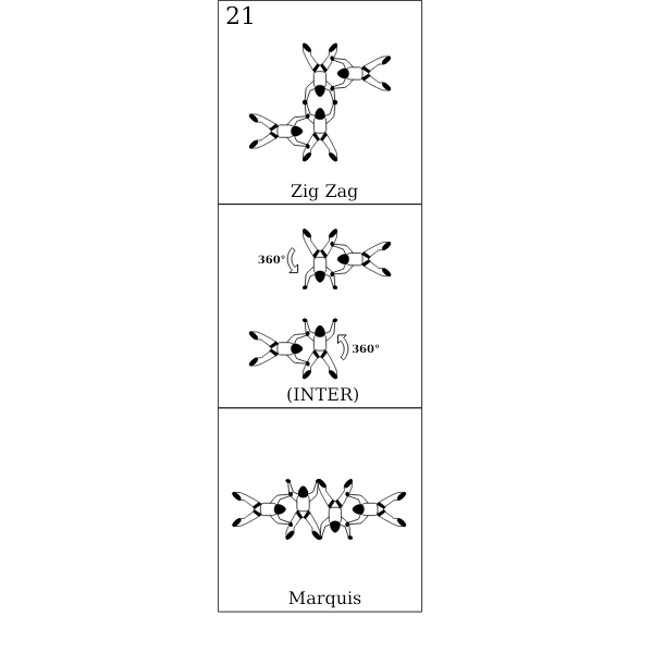 SVG Bloc 21 - Vol relatif  4 Block 21 - Formation Skydiving 4-Way