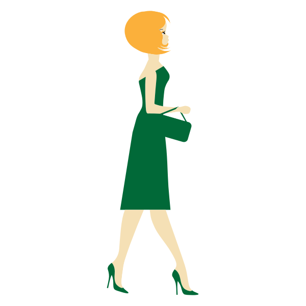 SVG Blond lady
