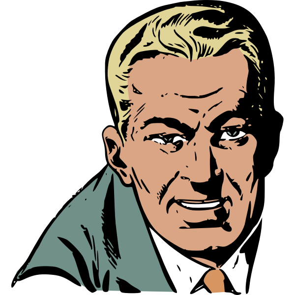 SVG Blonde man