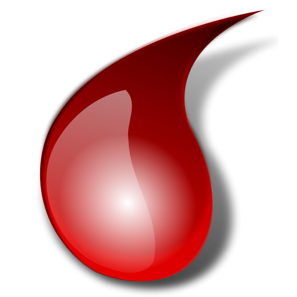 SVG Blood drop image