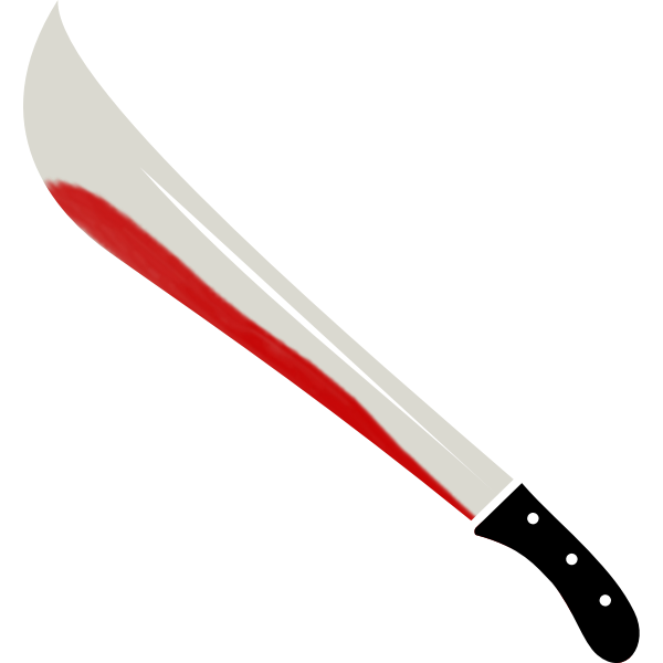SVG Bloody machete