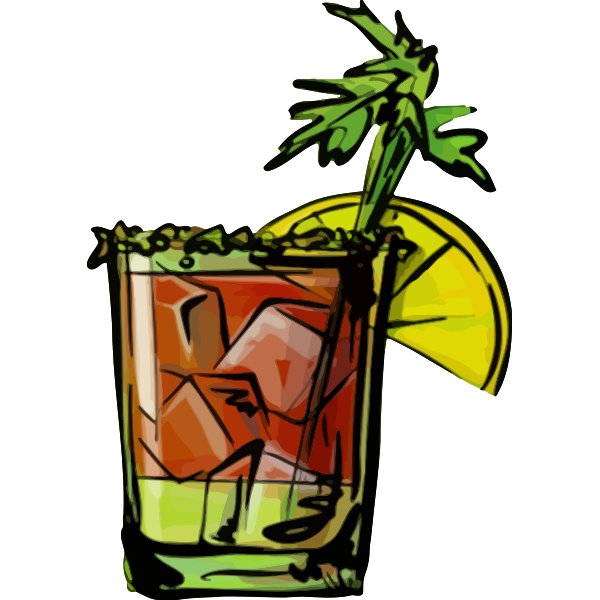 SVG Bloody Mary cocktail icon