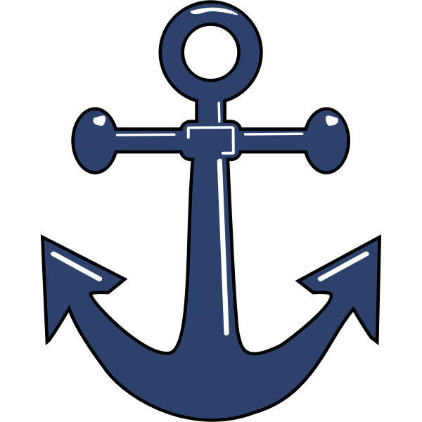 SVG Blue anchor
