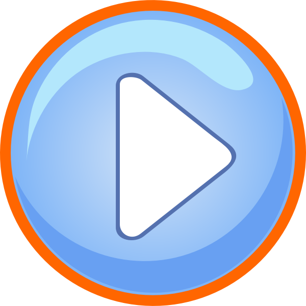 SVG Blue and orange play button