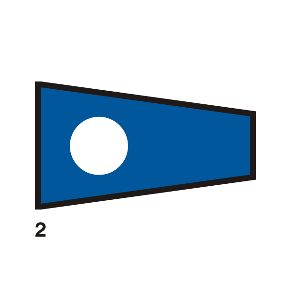 SVG Blue and white flag