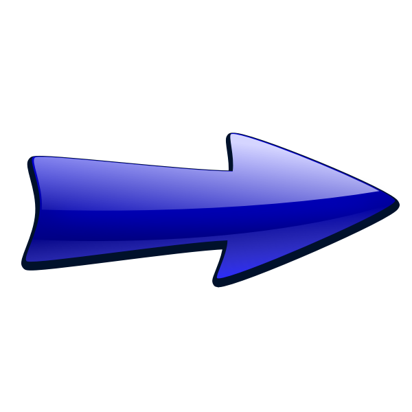 SVG Blue arrow pointing right vector illustration