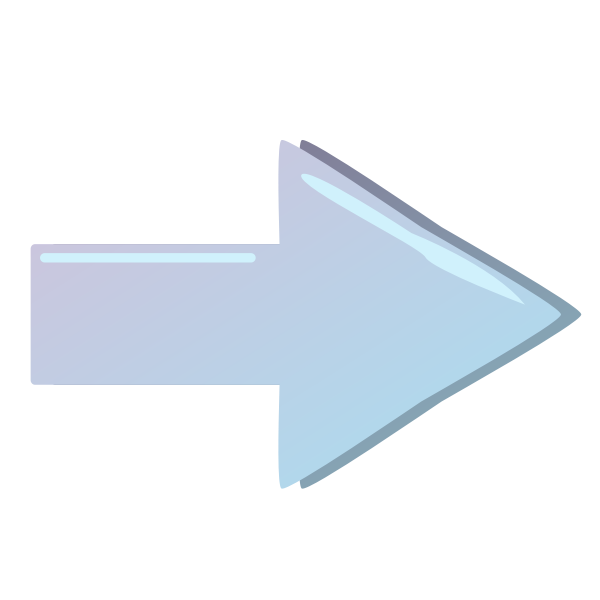 SVG Blue arrow pointing right vector image