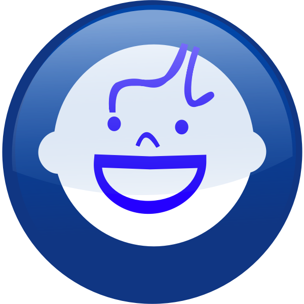 SVG Blue baby