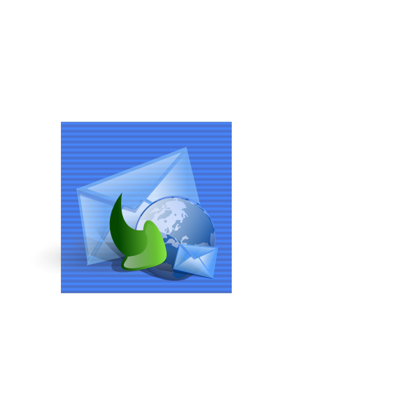 SVG Blue background download folder link computer icon vector clip art