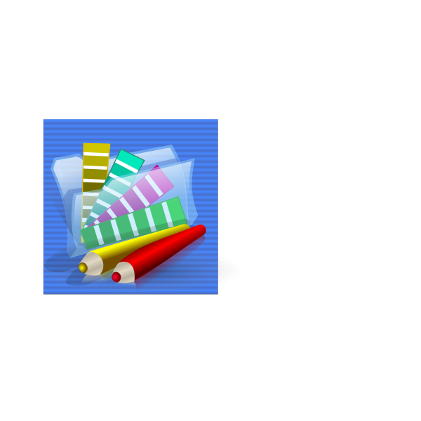 SVG Blue background drawing folder computer icon vector illustration