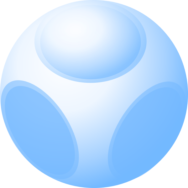 SVG Blue ball