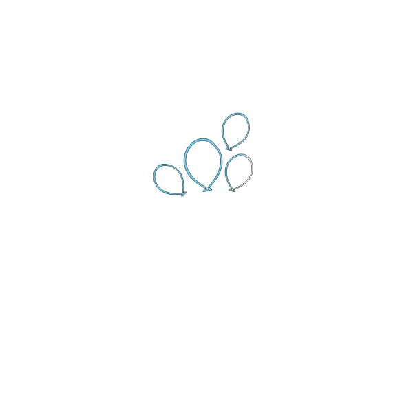 SVG Blue balloons