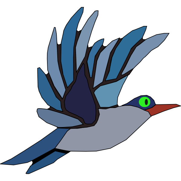 SVG Blue bird