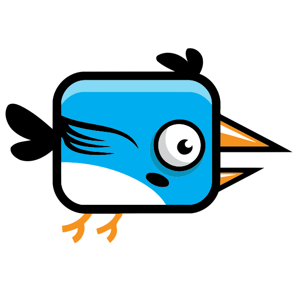 SVG Blue bird icon