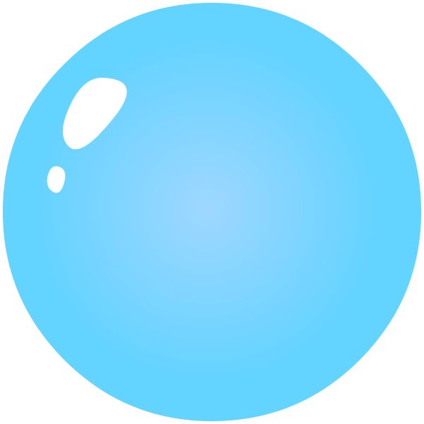 SVG Blue bubble