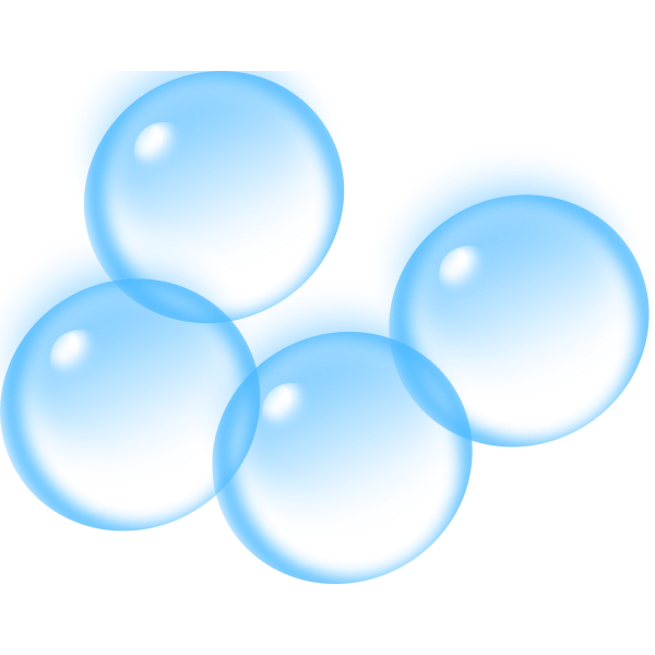 SVG Blue bubbles