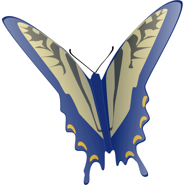 SVG Blue butterfly