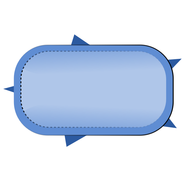 SVG Blue button