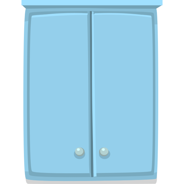 SVG Blue cabinet