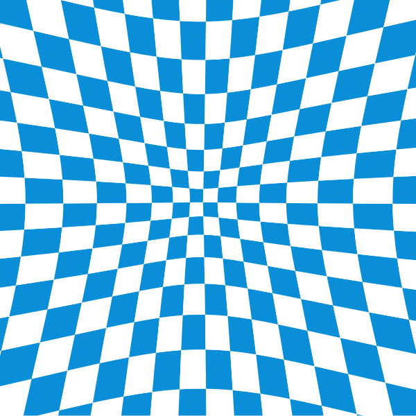 SVG Blue checkered pattern illusion