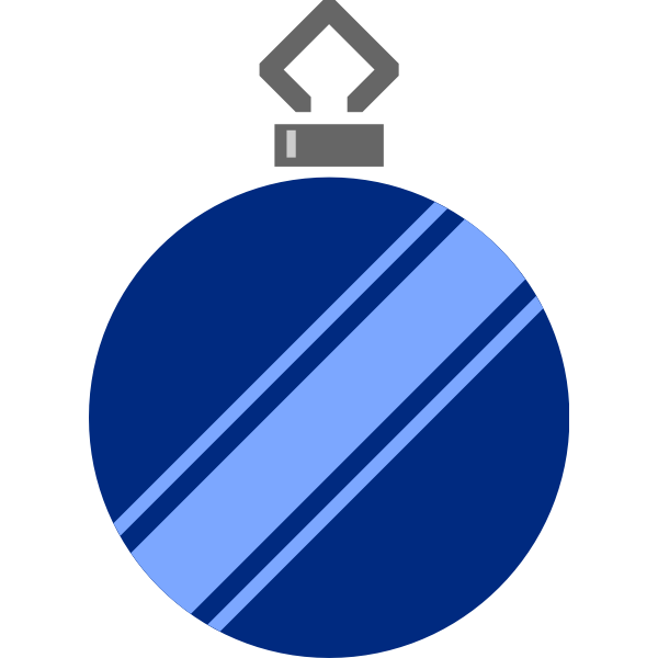 SVG Blue Christmas decoration image