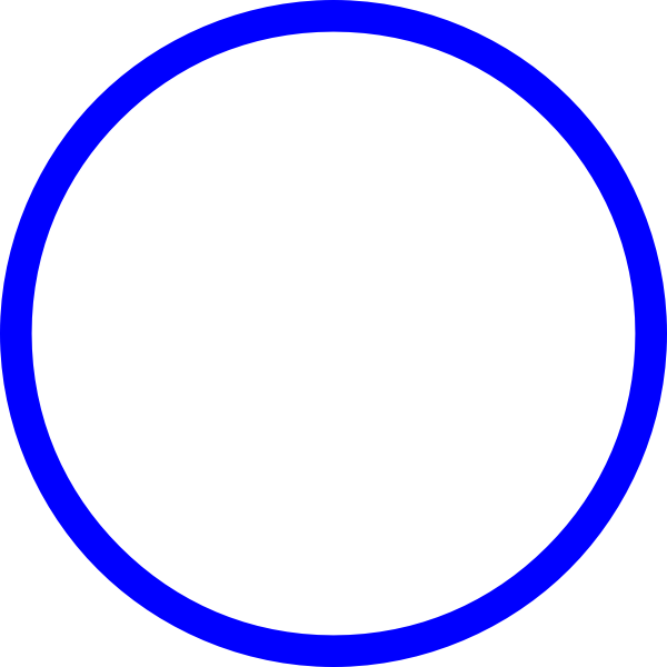SVG blue circle