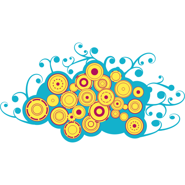 SVG Blue circles
