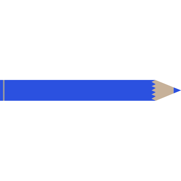 SVG Blue crayon