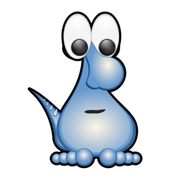 SVG Blue creature