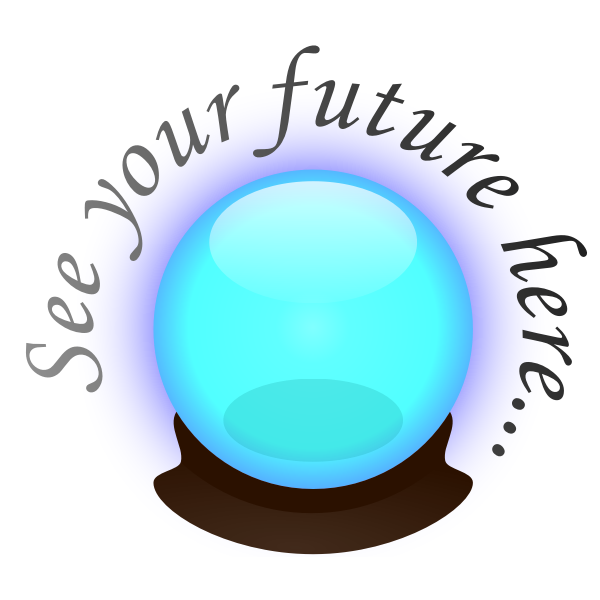 SVG Blue crystal ball