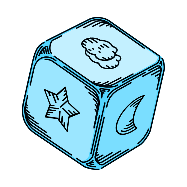 SVG Blue cube