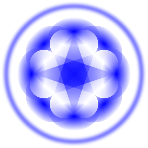 SVG Blue decoration pattern