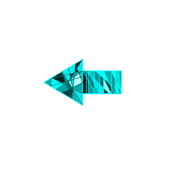 SVG Blue decorative arrow