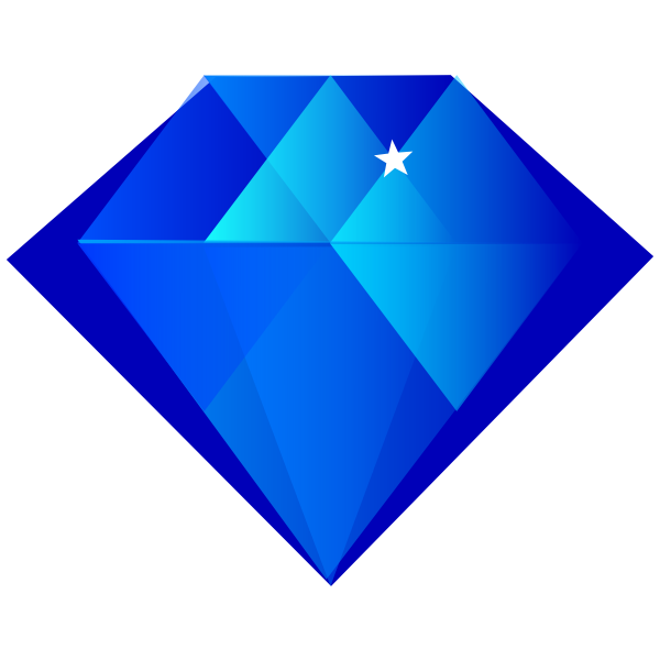 SVG Blue diamond