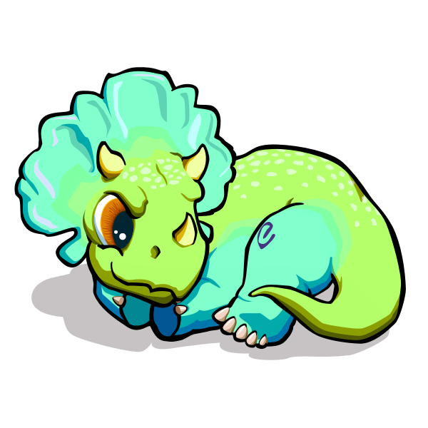 SVG Blue dinosaur